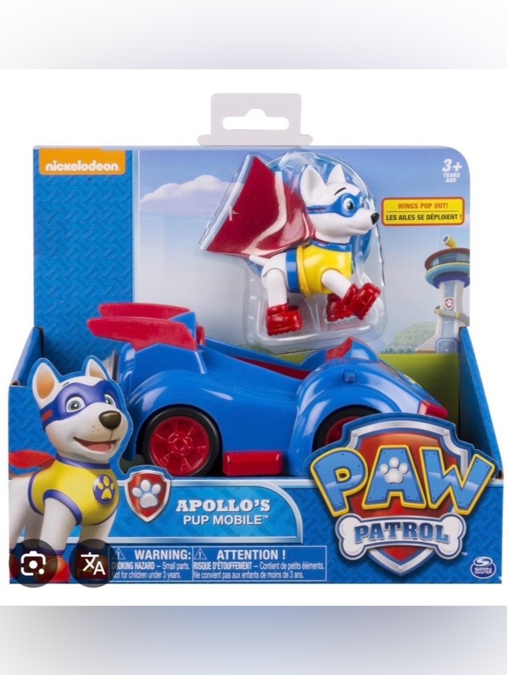 Paw Patrol Apollo’s pup mobile Super Pup & Vehicle